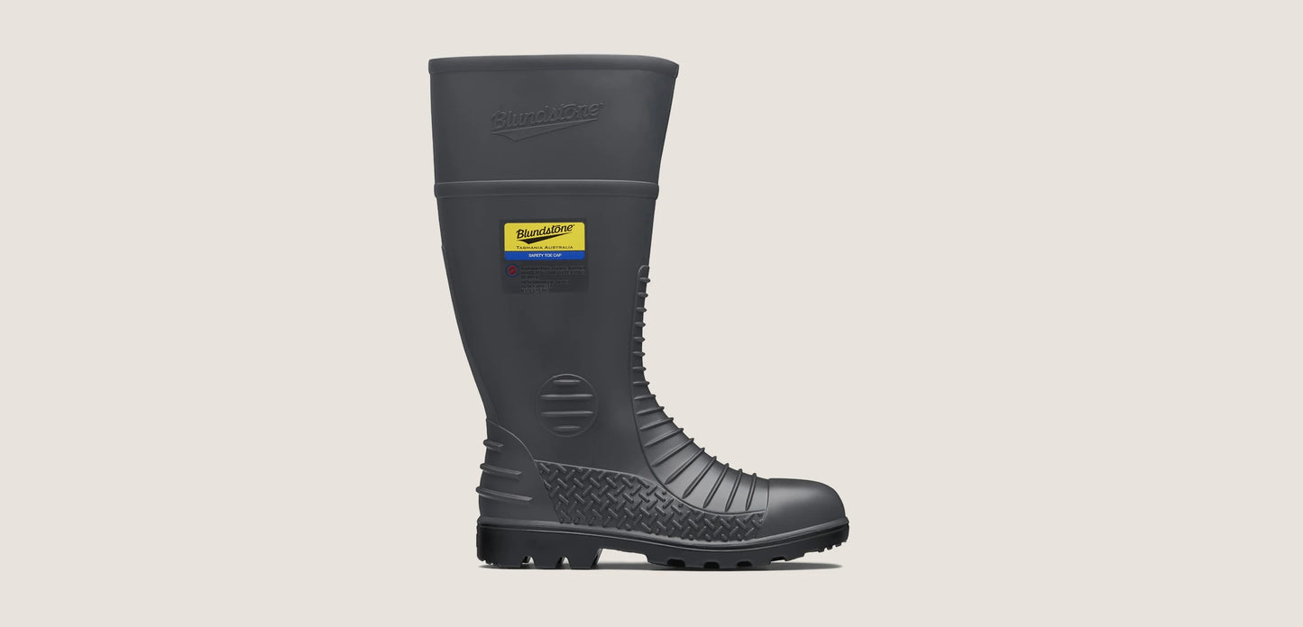 Blundstone Grey Safety Gumboots
