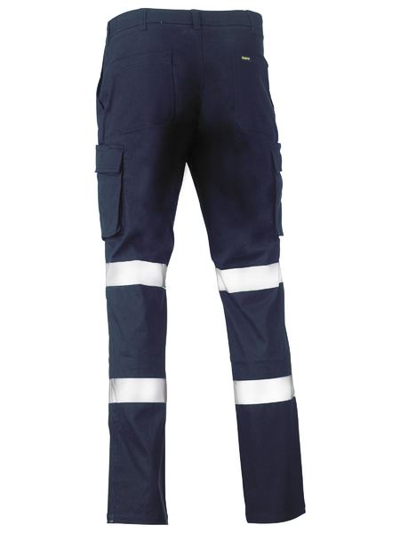 BPC6008T - Bisley Stretch Cargo Pants with Tape - Navy