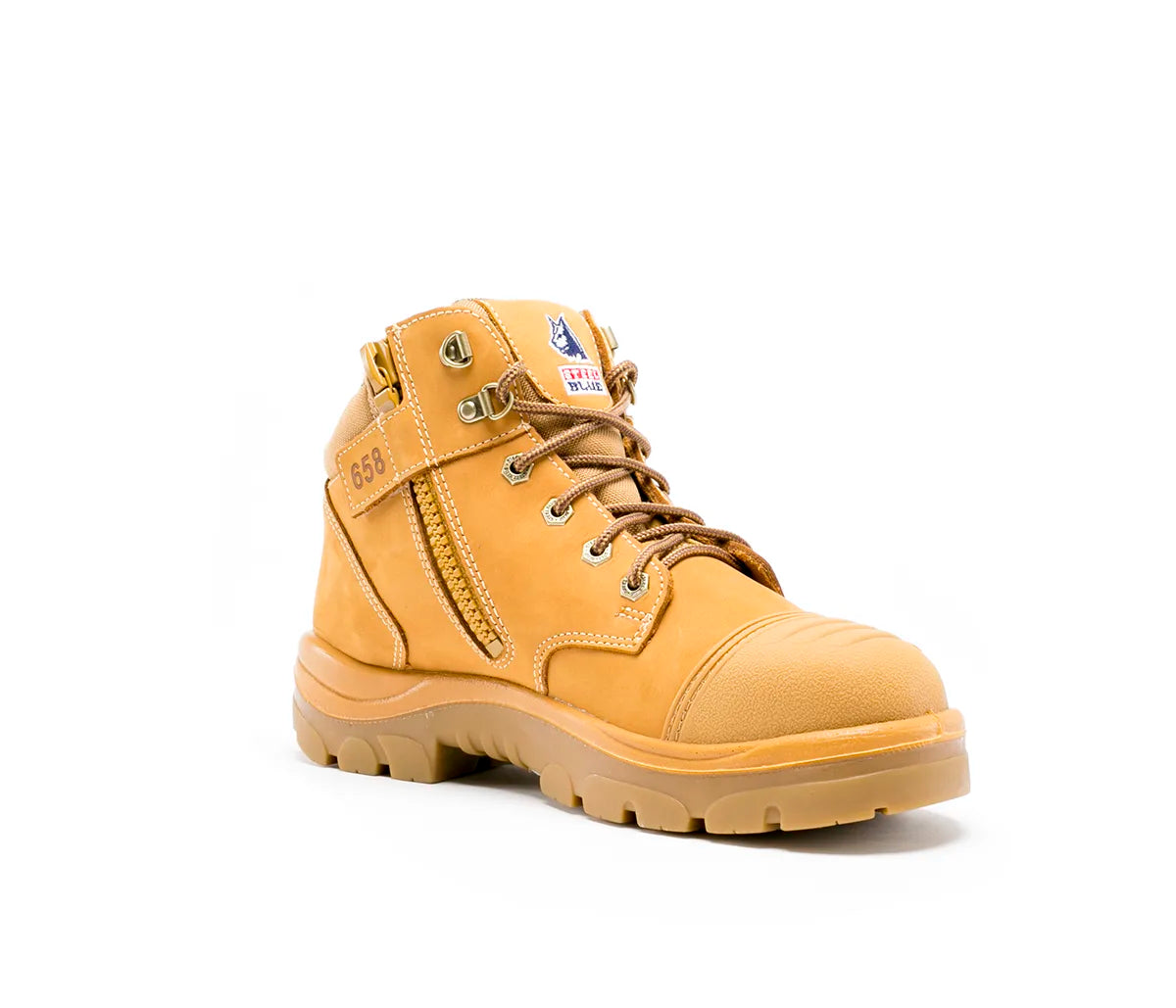Steel Blue Parkes Zip Sided Boots 312658