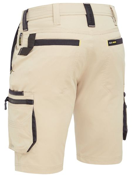 Bisley Flx and Move 4 Way Stretch Zip Cargo Shorts