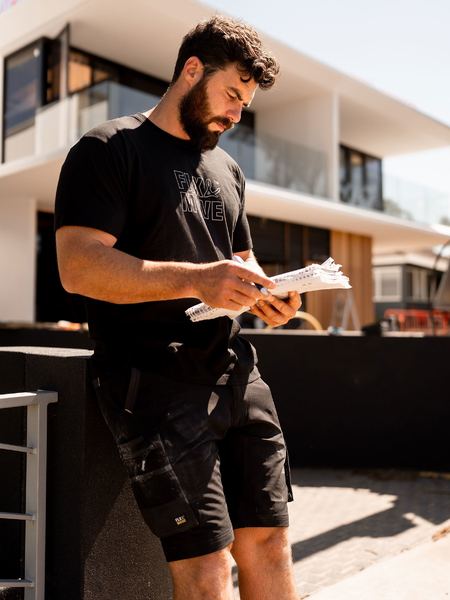 Bisley Flx and Move 4 Way Stretch Zip Cargo Shorts