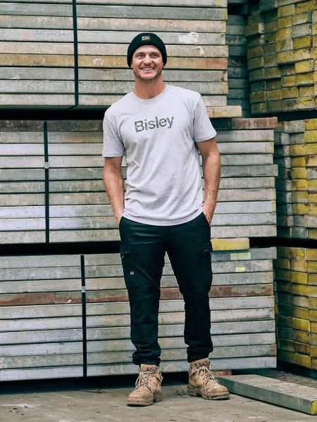 Bisley Flx and Move Stretch Denim Cargo Cuffed Pants