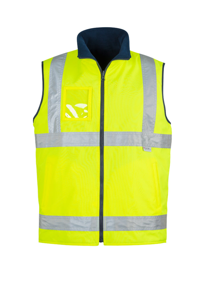 Syzmik Mens Hi Vis Lightweight Waterproof Vest