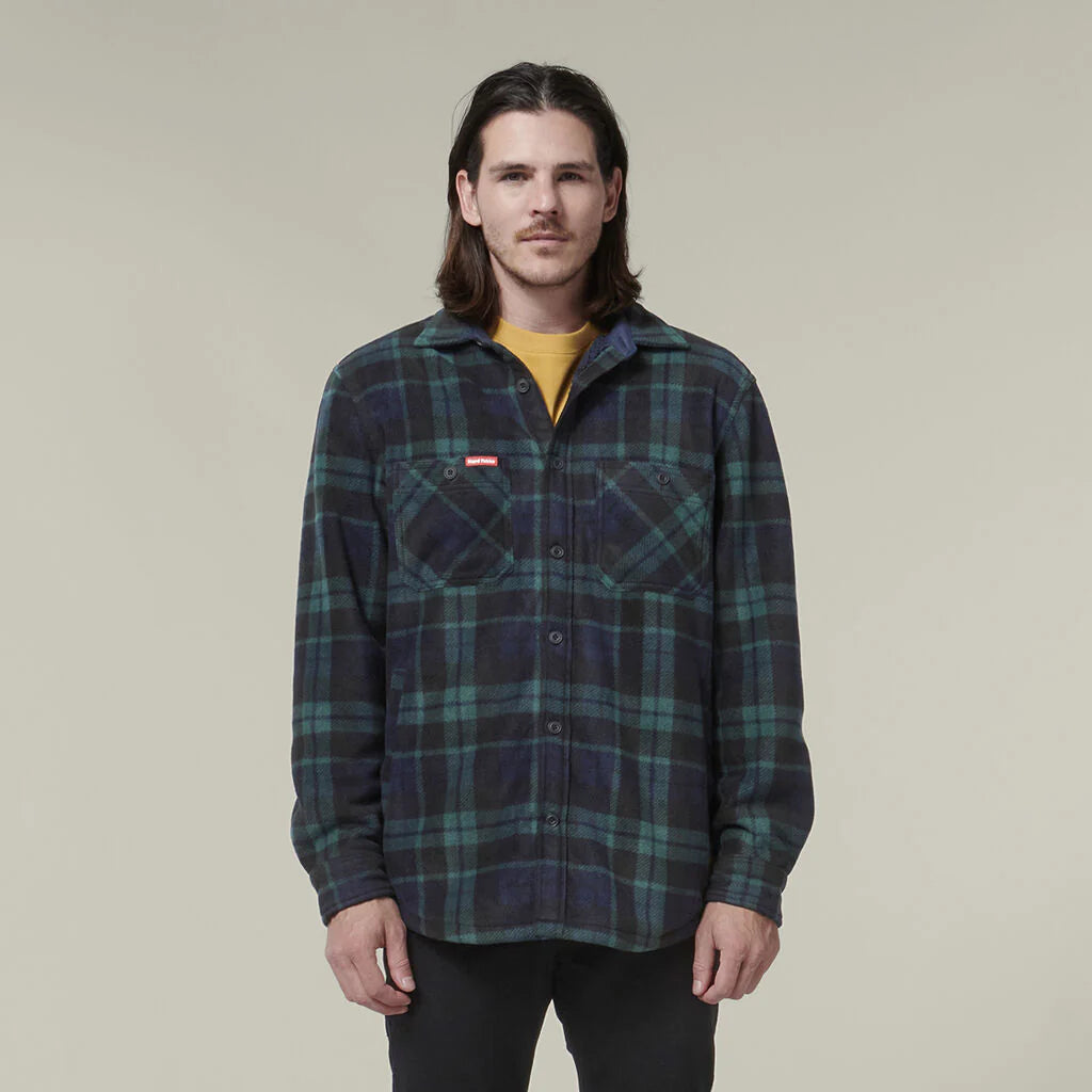 Y06518 - Hard Yakka Legend Sherpa with Beanie - Green Only