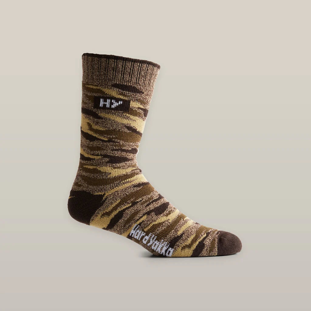 Y22943 - Hard Yakka Camo 3pk Socks & Beanie