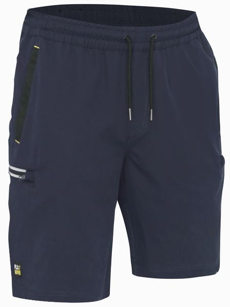 Bisley Flx and Move 4 way Stretch Elastic Waist Cargo Shorts