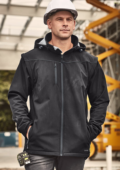 ZJ263 - Syzmik Unisex Streetworx 2 In 1 Stretch Softshell Jacket