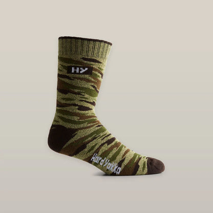 Y22943 - Hard Yakka Camo 3pk Socks & Beanie